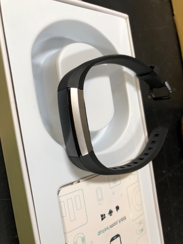 Photo 1 of Fitbit Alta HR, Black, Small (US Version)