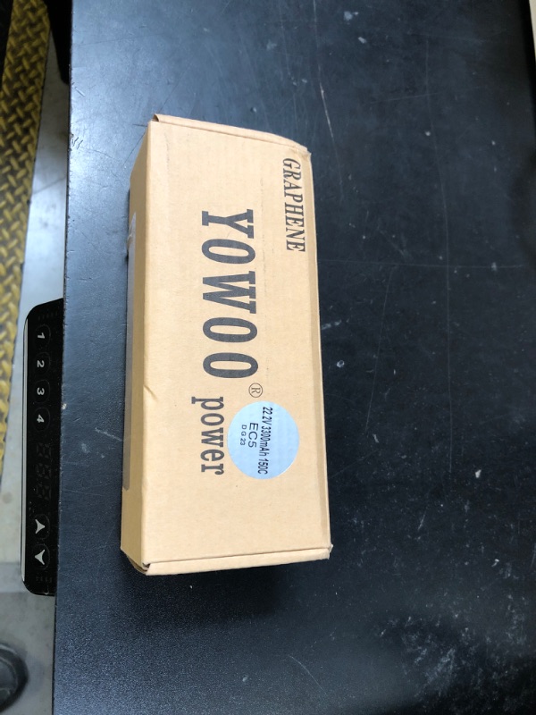 Photo 1 of Yowoo 6S RC Lipo Battery 3300mAh 150C 22.2v Graphene Batteries with EC5 Plug for Align Trex 500-550 Goblin 500 Goblin 630 Gaui Helicopter RC Car Boat Truck Heli Airplane Quadcopter