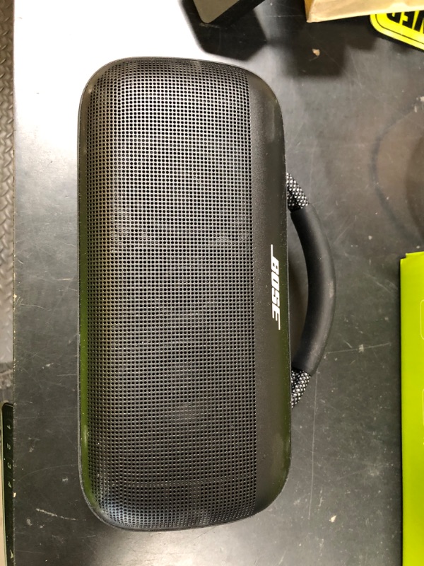 Photo 1 of Bose SoundLink Max Portable Speaker, Large IP67 Waterproof Bluetooth Speaker, Up to 20 Hours of Playtime, USB-C, Built-in 3.5mm AUX Input, Black