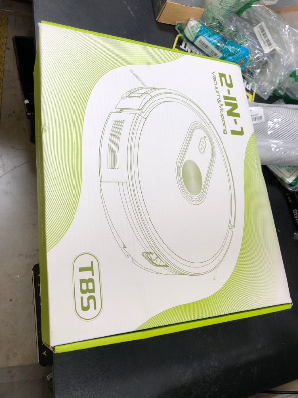 Photo 1 of Robot Vacuum and Mop Combo, 2 in 1 Vacuuming & Mopping Robot with Schedule, App/Bluetooth/Voice, 3200Pa Max Suction, Self-Charging Robot Vacuum Cleaner, Slim, Ideal for Pet Hair, Hard Floor, Carpet