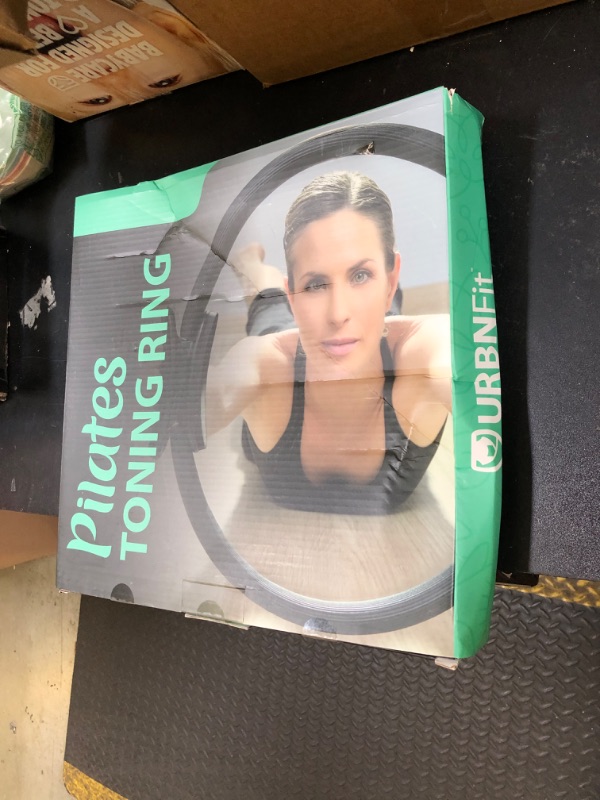 Photo 1 of URBNFit Pilates Ring - 12" Magic Circle w/Dual Grip, Foam Pads for Inner Thigh Workout, Toning, Fitness & Pelvic Floor Exercise - Yoga Rings w/Bonus Exercise Guide