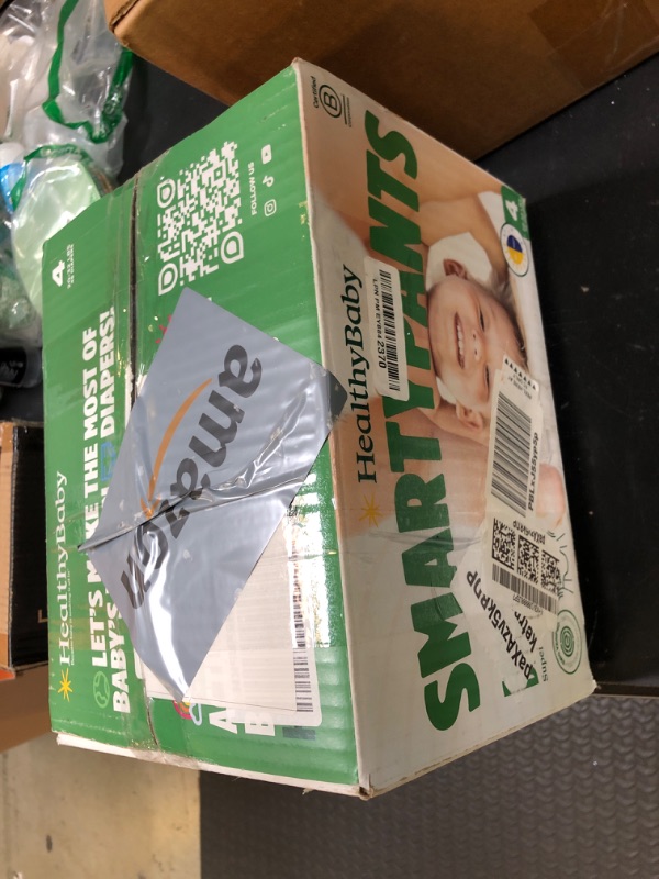 Photo 1 of SmartyPants Pull Up Style Diapers | EWG Verified Safe & Plant-Based | Quilted 360 Waistband, Super Absorbent for Overnight Leak Protection |Training Pants by HealthyBaby | Size 4 (46 Count)