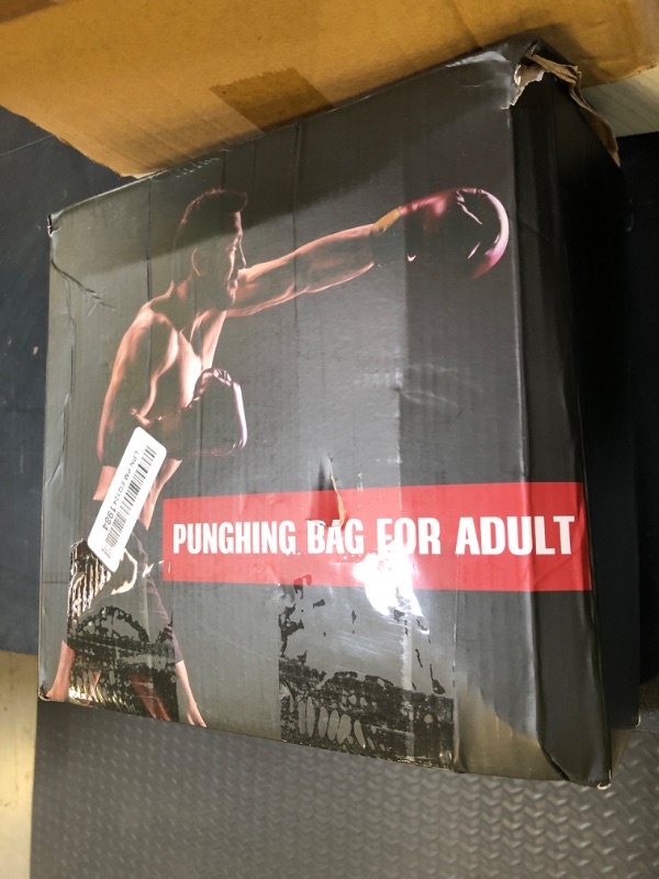 Photo 1 of Standing Punching Bag for Adults, 70" Heavy Bag Boxing Bag Inflatable Kickboxing Bag for Men Women Teens, Kicking Bag Boxing Equipment for Training MMA Muaythai Fitness Karate