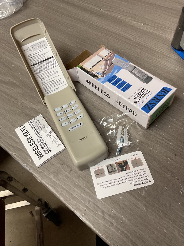 Photo 1 of 877Max 878Max Wireless Garage Door Opener Keypad Remote Compatible with Liftmaster Chamberlain Craftsman Garage Door Openers, Replaces for 376Lm 377Lm 977Lm 877Lm, etc. 10 Years Warranty.