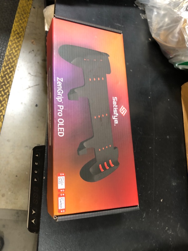 Photo 1 of Satisfye - ZenGrip Pro Gen 3 OLED, a Switch Grip Compatible with Nintendo Switch - Comfortable & Ergonomic Grip, Joy Con & Switch Control. #1 Switch Accessories Designed for Gamers (Black)