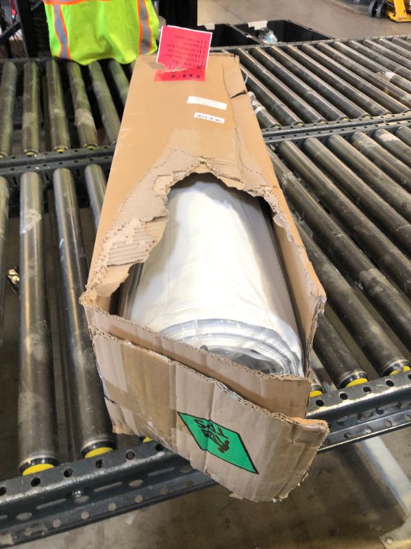 Photo 1 of Spirecover Crawl Space Vapor Barrier, 12 Mil Vapor Barrier, 10'x100', Plastic Drop Cloth Covering for Crawlspace Encapsulation, Thick Plastic Sheeting, Black and White Panda Film