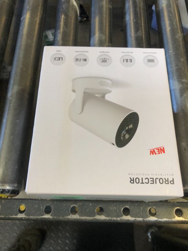 Photo 1 of Mini Portable Projector with 4K Support, Bluetooth 5.4 WIFI6, 5watt Sound Base Speaker, 160 ANSI, Android 11, 210° Rotation , Auto Keystone Correction Video Projector HY300 ULTRA