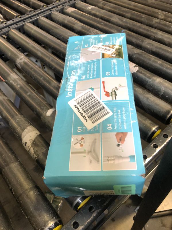 Photo 1 of Stand Misters for Outside Patio, Stand Up Misters with Adjustable 46in Height, 5 Brass Nozzles and 26FT Line, Portable Water Mister for Patio, BBQ, Pool, and Water Activities