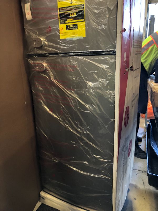 Photo 1 of Frigidaire, 2 Door Apartment Size Refrigerator/Freezer Combo, 7.5 cu ft, Platinum Series, Stainless, 23" D x 21.5" W x 55.5" H
