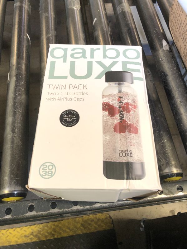 Photo 1 of qarbo LUXE 1L PET Bottle Twin Pack