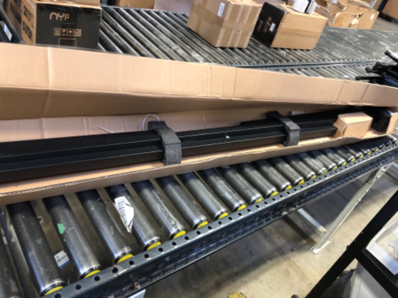 Photo 1 of VIVOSUN Outdoor Handrail, 6-7 Step Stair Handrail, 83" x 36" Fits 1 to 7 Steps, Wrought Mattle Iron Handrail for Concrete Steps, Porch Steps, Black, HR-0004lpnpmct1541868
