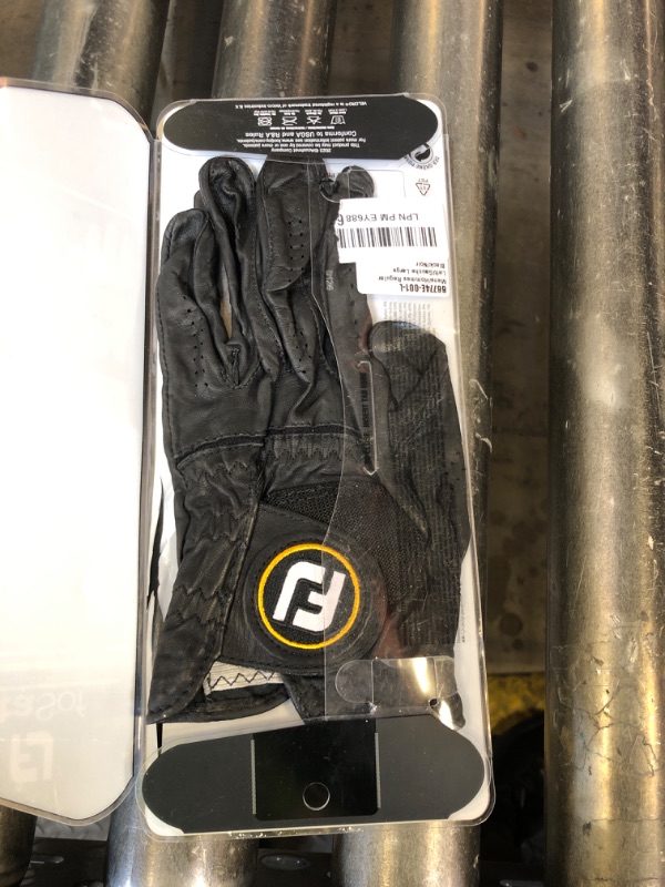 Photo 1 of FootJoy Men's StaSof Golf Glove, Black, Large, Worn on Left Hand