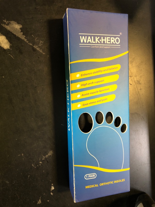 Photo 1 of Inserts Relieve Plantar Fasciitis - Flat Feet Insoles Arch Supports, Orthotic Insoles for Foot Pain Arch Pain Reduce Muscle Fatigue Absorb Shock (Mens 5-5 1/2 | Womens 7-7 1/2)