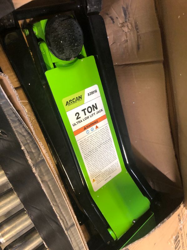 Photo 1 of ARCAN Tools 2-Ton Extra Long Reach Low Profile Steel Floor Jack (A20016)
