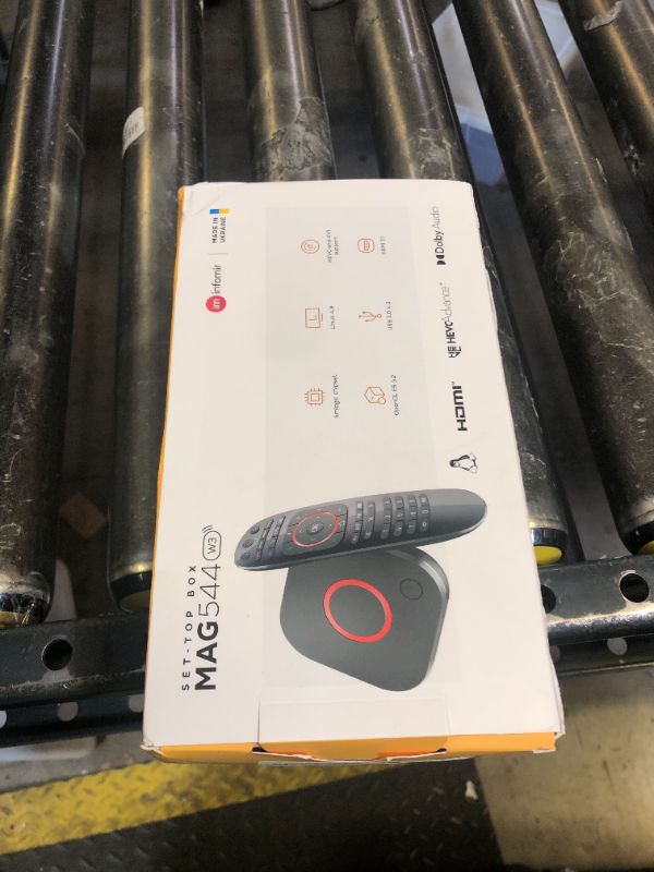 Photo 1 of Raxxio MAG544w3 TV Set-Top Box - 4K HDR TV Streaming Device with Amlogic S905Y4 Chipset, 1GB DDR4 RAM, 4GB Flash Memory, Dolby Digital Plus, Linux 4.9, Dual-Band WiFi, USB 2.0, HDMI Cable and Remote