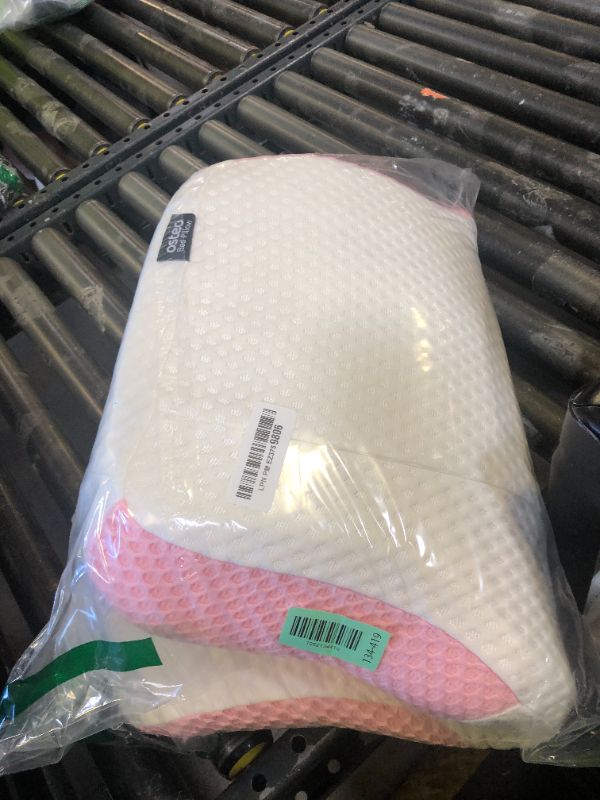 Photo 1 of Osteo Cervical Pillow for Neck Pain Relief, Hollow Design Odorless Memory Foam Pillows with Cooling Case, Adjustable Orthopedic Bed Pillow for Sleeping, Support for Side Back Sleepers