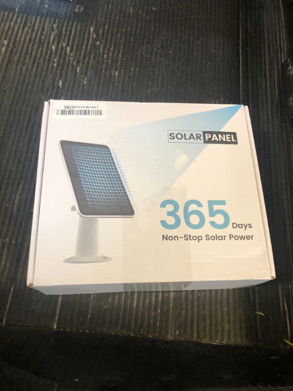 Photo 1 of Solar Panel for Security Camera, 5W USB Solar Panel for DC 5V Security Camera, Micro USB & USB-C Port Solar Panel, IP65 Waterproof Solar Charger for Camera,360° Adjustable Mounting 13ft Cable, 4 Pack