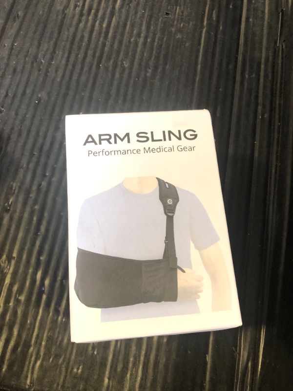 Photo 1 of healjoy Custom SLR Arm Sling – Split Strap Technology for Pain Relief, Ergonomic Shoulder & Arm Support, Lightweight & Breathable, Adjustable for Left or Right Arm, Men & Women