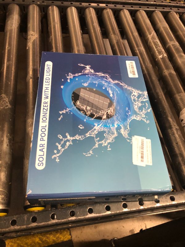 Photo 1 of Solar Pool Ionizer for Above Ground Pool with Auto LED Light for Inground Pool Up to 35,000 Gal Floating Pool Cleaner Ionizer for Pool Solar Copper Pool Ionizer