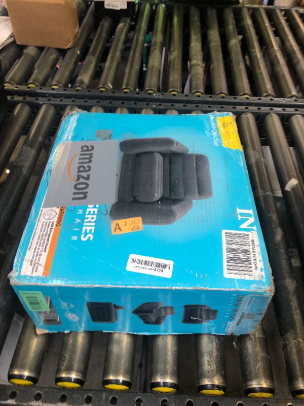 Photo 1 of Intex 66551EP Inflatable Pull-Out Chair: Built-in Cupholder – Velvety Surface – 2-in-1 Valve – Folds Compactly – 80" x 91" x 26"