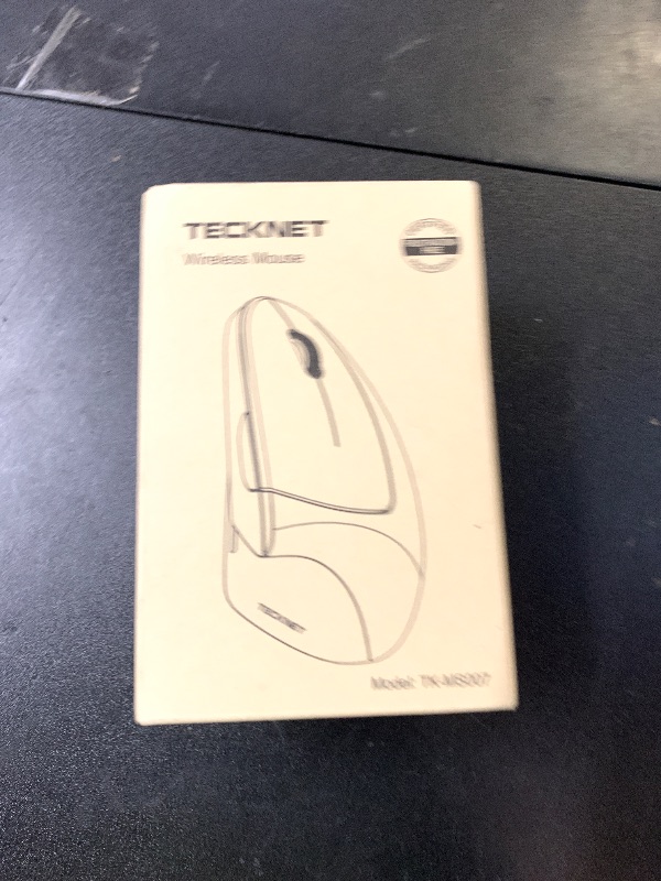 Photo 1 of TECKNET Ergonomic Mouse, Wireless Bluetooth Vertical Mouse, 4800 DPI Optical Tracking, 6 Adjustable DPI, Quiet Clicks, 2.4GHz with USB A Receiver, 12 Months Battery, 6 Buttons, Wide Compatibility