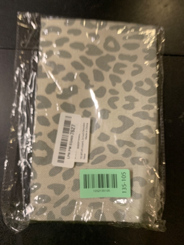 Photo 1 of TKS MITLAN Leopard Print Grey Scale Pattern Pillow Covers 12x20 Inch Animal Animal Texture Decorative Throw Pillow Covers Cushion Case for Home Sofa Couch Decoration