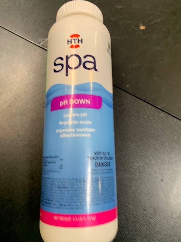 Photo 1 of HTH Spa 86132 pH Down, Spa & Hot Tub Chemical Lowers pH, Prevents Scale, 2.5 lbs