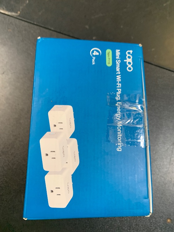 Photo 1 of TP-Link ???? Smart Plug Wi-Fi Mini, Energy Monitoring, Compatible with Alexa & Google Home & Samsung SmartThings, Timer, 15A/1800W Max, ETL Certified, 2.4G Wi-Fi Only, Tapo P115(4-Pack)