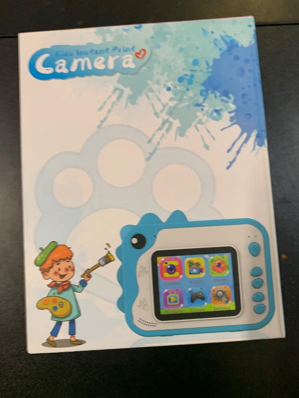 Photo 1 of Kids Camera Toddler Camera, Kids Digital Camera Instant Print, 1080P Video Camera for Kids with 32GB SD Card, Childrens Toy Camera Easter Birthday Gifts for Boys Girls 3 4 5 6 7 8 9 10 11 12 Year Old