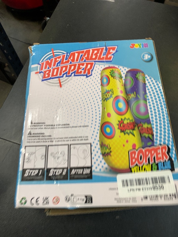 Photo 1 of JOYIN Punching Bag for Kids, 47 Inches Kids Double-Sided Inflatable Punching Bag with Bounce-Back Action(1 Pcs)