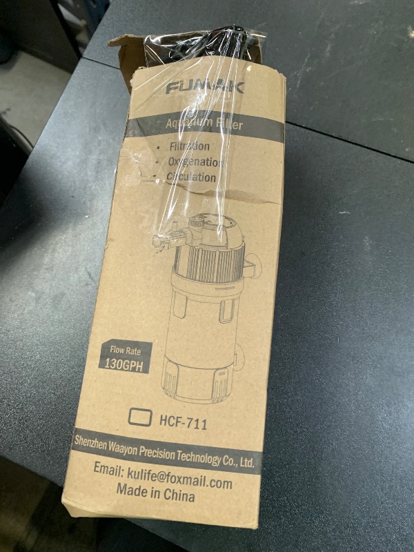 Photo 1 of FUMAK U - V Aquarium Filter for Green Water, Fish Filter with Timer, Dual Mode(Aeration/Rainfall) for 10-40 Gallon Tanks, Flow Rate & Direction Adjustable