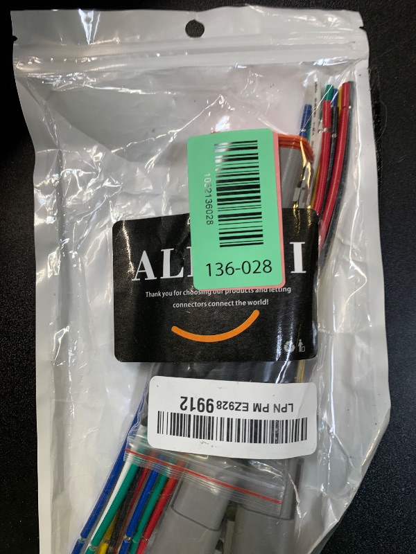 Photo 1 of 2 Sets 6 Pin DT Deustch Waterproof Automotive Plug Connector with 16AWG -40?-105? 600V Wires and Heat Shrink Tubes Connectors Kit for Car Truck Boat(DT Connector 2 Sets 6 Pin)