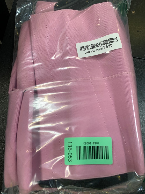 Photo 1 of FeelinGirl Neoprene Perspiring Workout Waist Trainer Corset Trimmer Belt for Women Body Shaping Pink M
