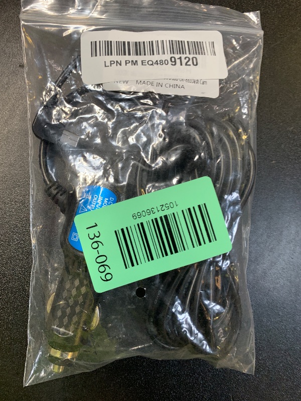 Photo 1 of BOOGIIO Mini USB Dash Cam Charger, Car Cigarette Lighter to Mini USB Power Cord, Input: DC 12-24V; Output: DC 5V/2000mA Compatible with BOOGIIO OK-831Dash Cam