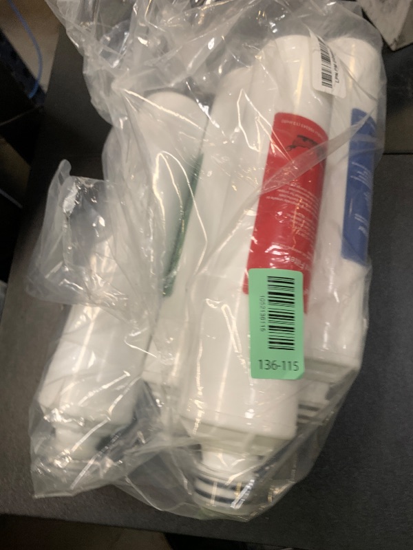 Photo 1 of Push Button Replacement Water Filter Set Compatible With Watts Premier RO Pure 4-Pack Filtration Kit, Include Sediment Filter, Pre & Post Carbon Filter and RO membrane Element