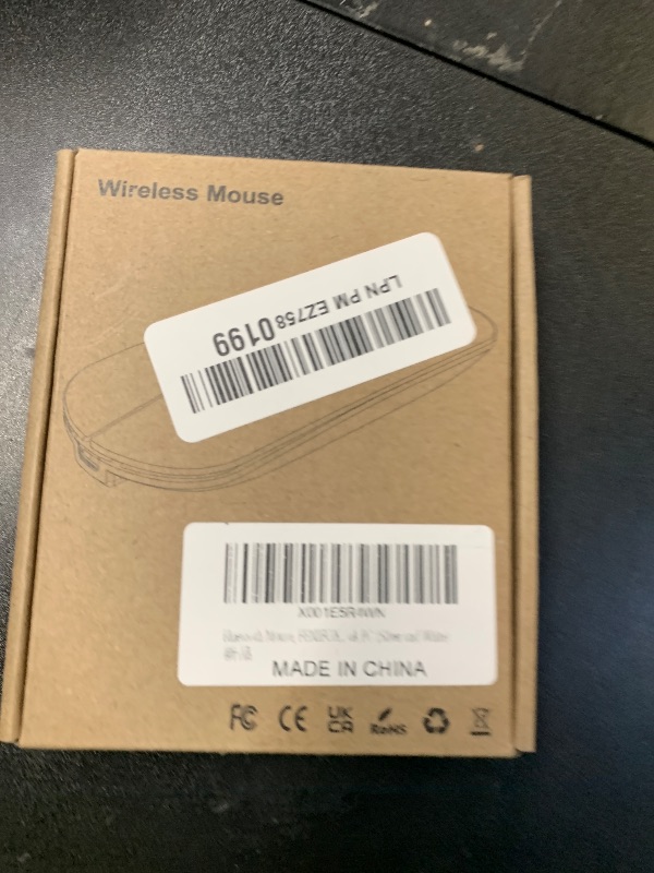 Photo 1 of FENIFOX Bluetooth Mouse, Slim Mini Portable Flat Travel Wireless Mouse Rechargeable Quiet Ultra-Thin Mice Compatible with Laptop,Tablet,Notebook,PC (Silver and White)