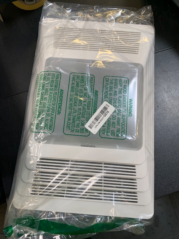 Photo 1 of Bathroom Fan Cover Grille and Lens Assembly Kit Compatible for Broan Nutone Exhaust Fan 655, 656, 657, 659, 695, HFL695, 696 Bathroom Vent Cover .Replace# S97013662, 97013662.?6.8 in x 10.6 in?