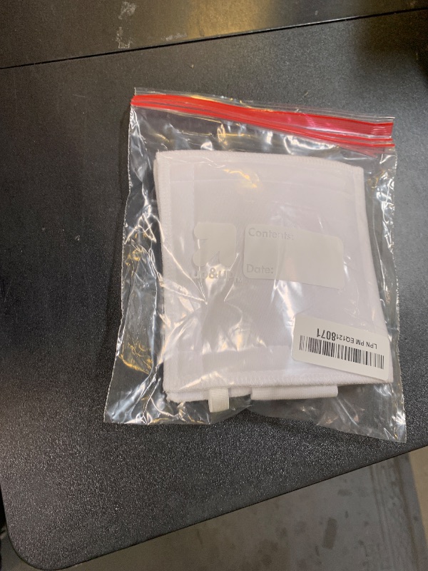 Photo 1 of Breathable G Tube Holder Belt Large Square Sponge Feeding Tube Pouch for Gastrostomy J Peg Peritoneal Dialysis PD Peritoneal Dialysis Catheter Accessories Women Men White Small