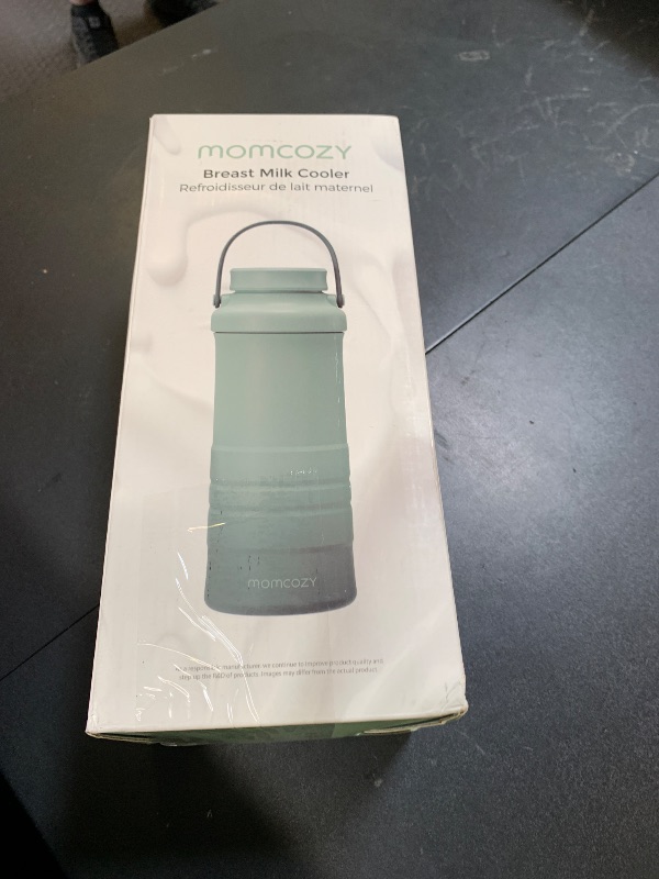 Photo 1 of Momcozy 22oz Portable Breast Milk Cooler for Outdoor, Life Saver with 360° Total Cooling for 24 Hours, Larger Capacity Travel Breastmilk Chiller with 2pcs Baby Bottles for Breastmilk Storage, Blue