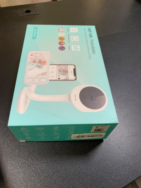 Photo 1 of NETVUE Peekababy Baby Camera Monitor Video - Baby Monitor with Camera and Audio, 5" Display, 2-Way Talk, 4 in 1 Bracket Meets The Needs in All Scenarios, Smart Phone App, Cry Detection