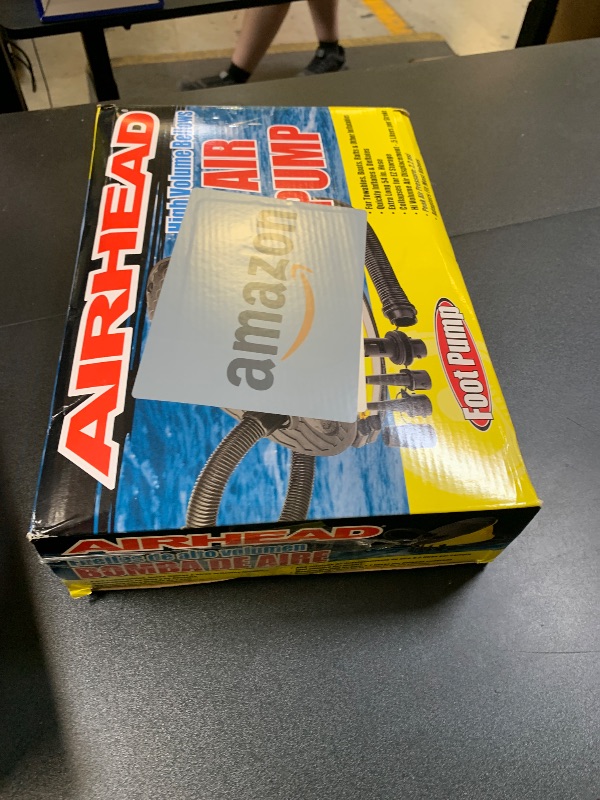 Photo 1 of AIRHEAD Manual Foot Pump for Pool and Lake Inflatables with 54" hose