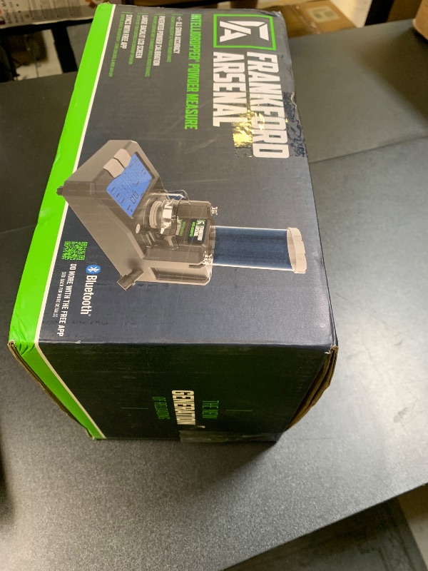 Photo 1 of Frankford Arsenal Intellidropper Electronic Powder Measure for Powder Measuring with LCD Display and Free Reloading Database App for iPhone, Windows, and Google,gray