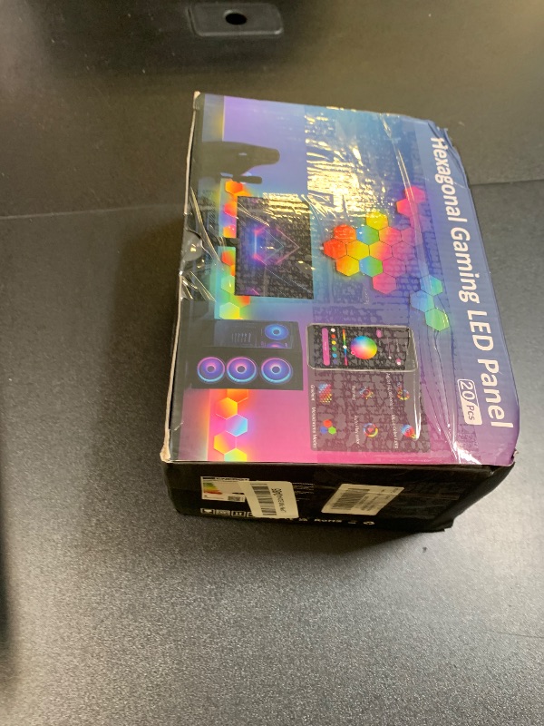 Photo 1 of JIMIMORO 20 Pack Hexagon Light Panels - Smart RGB LED Wall Lights With APP & Remote Control, Cool Music Sync Gaming for Living Room, Bedroom, Kids, Adults