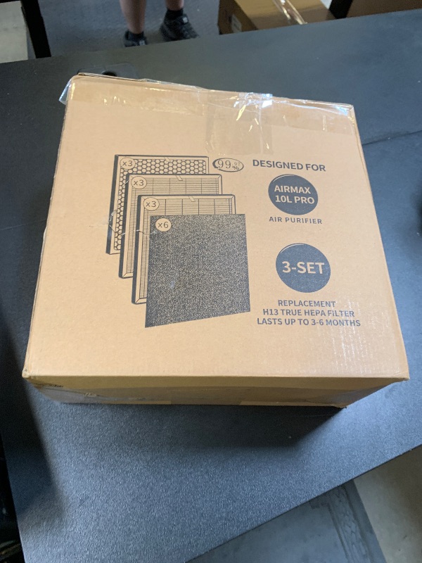 Photo 1 of [3 SETS]10L Pro Replacement Filter Set Compatible with Okaysou Air Purifier Filters and Aiibot-A300, 5-Stage Airmax 10L Pro Filter, 3X H13 HEPA and 3X Carbon Filters 3X Sliver HEPA and 6X Pre-filter