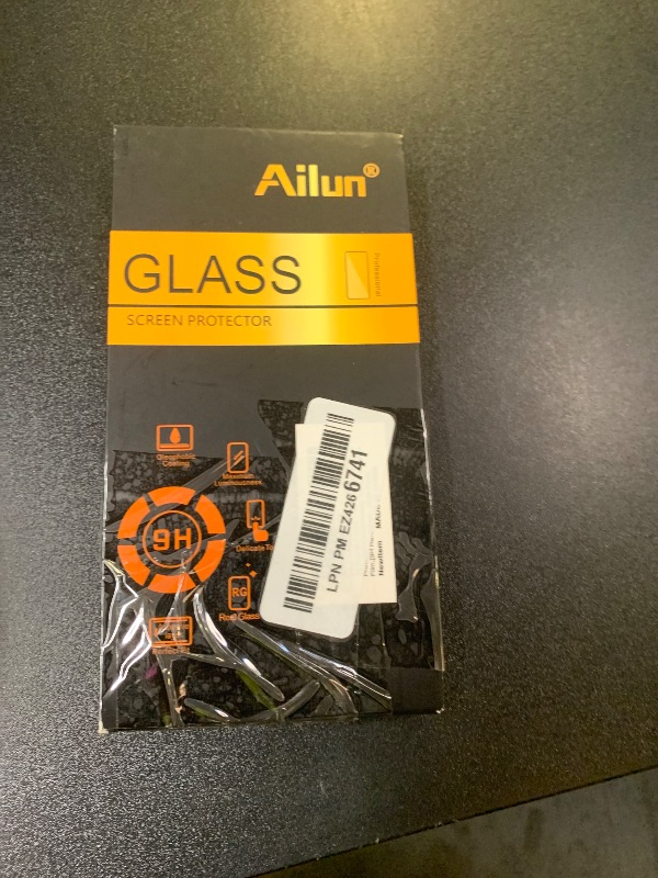 Photo 1 of Ailun 3 Pack Screen Protector for iPhone 16 Plus [6.7 inch] + 3 Pack Camera Lens Protector with Installation Frame,Case Friendly Tempered Glass Film,[9H Hardness] - HD