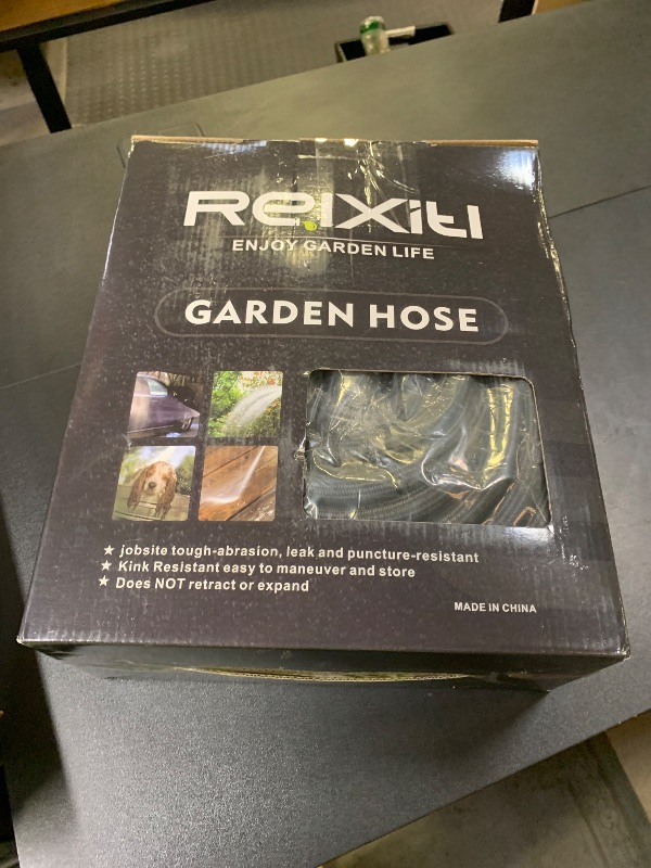 Photo 1 of Relxitl Garden Hose, Flexible Water Hose, Ultra Lightweight Non-Expanding hose With 10 Functon Sprayer, Leak proof, Pressure Resistant for Yard, Outdoor