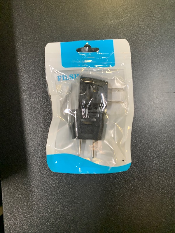 Photo 1 of Socket Plug Adapter Europe EU Euro to US Travel Charger AC Power Converter 2PCS(Black)