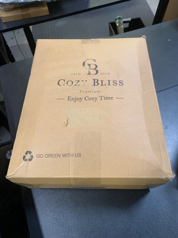 Photo 1 of Cozy Bliss Cooling Comforter Queen Size, Cooling Blankets for Hot Sleepers and Night Sweats, Blue Summer Comforter for Queen Size Bed, Breathable Soft Lightweight Silk Smooth