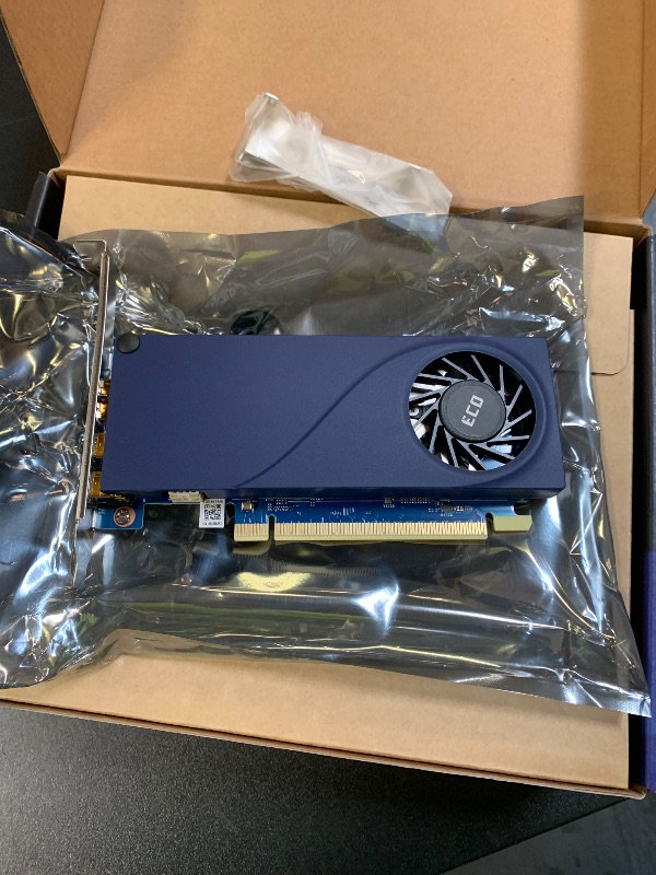 Photo 1 of Sparkle Intel Arc A310 ECO, 4GB GDDR6, 50W TBP, Short Bracket is Included, Low-Profile, Single Fan, Single Slot, HDMI x1, Mini DisplayPort x2, SA310C-4G