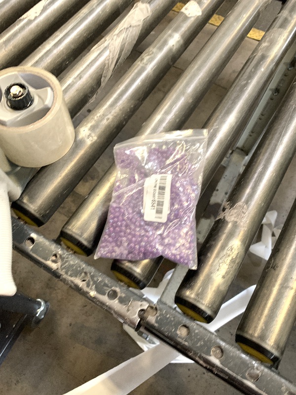 Photo 1 of 1000pcs Acrylic Round Beads 6mm AB Colors Craft Beads Round Spacer Beads with Holes for Earring Bracelet Necklace Key Chains Jewelry Making(Violet AB)